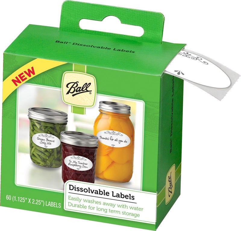 Ball Ball Dissolvable Labels, Set of 60 