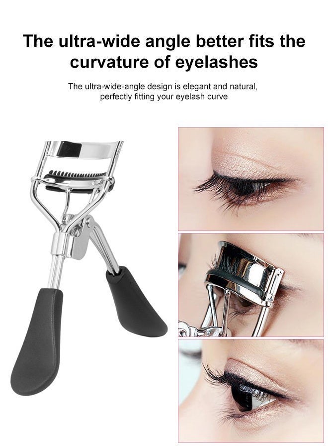 1 Pc False Eyelash Tool with Transparent Black Handle, Professional Eyelash Application Beauty Tool - Image 1