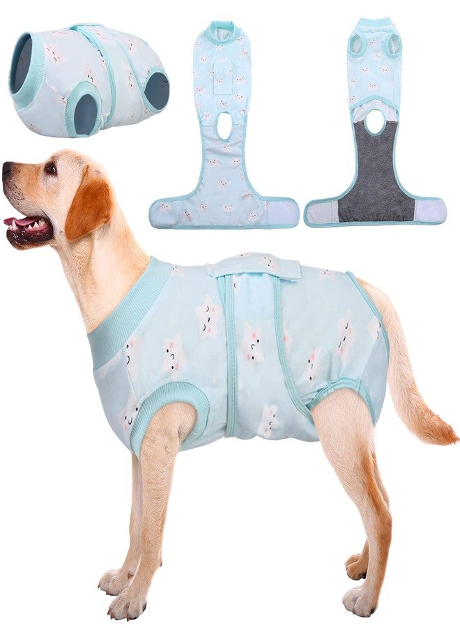 Kuoser Recovery Suit for Dogs Cats After Surgery, Professional Pet Recovery Shirt Dog Abdominal Wounds Bandages, Substitute E-Collar & Cone,Prevent Licking Dog Onesies Pet Surgery Recovery Suit - Image 1