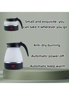 EXCLIFE Mini Retractable Foldable Kettle Silicone Electric Kettle Portable Small Outdoor Travel Kettle  - Image 3