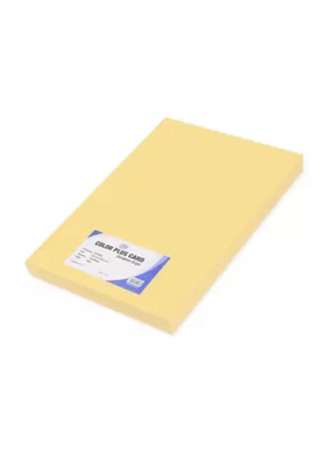 FIS Color Plus Card 180 GSM, Size A4 (21 x 29.7 cm) Gold