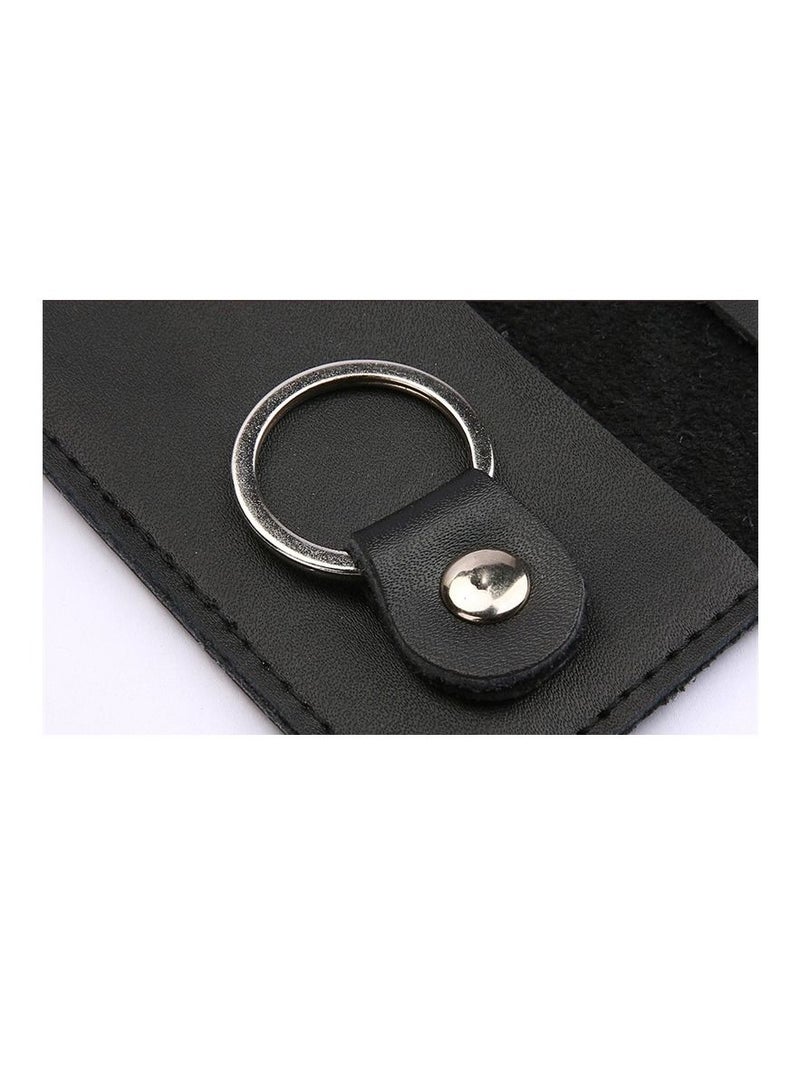 Leather Car Key Holder Purple  - Image 4