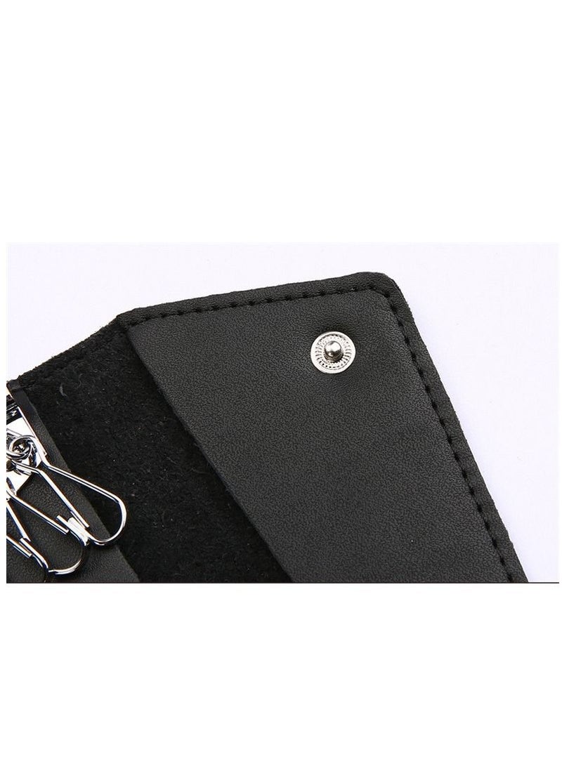 Leather Car Key Holder Purple  - Image 5