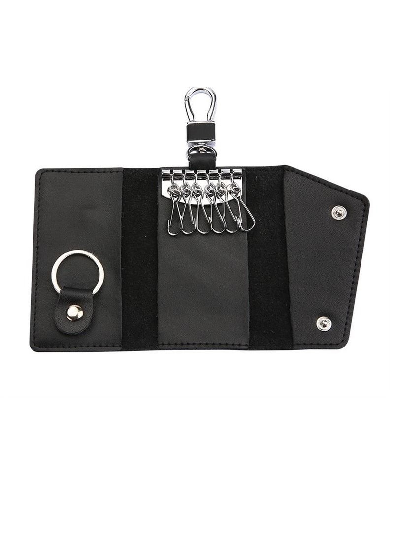 Leather Car Key Holder Purple  - Image 2