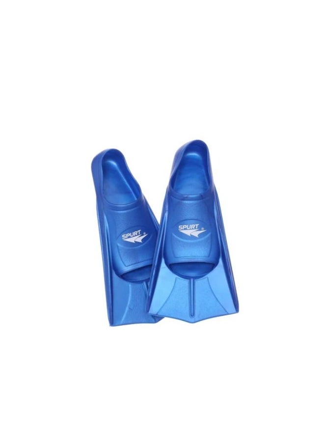 Spurt Silicone Swimming Fins    Size: 31 1/2 - 33    Color: Blue 