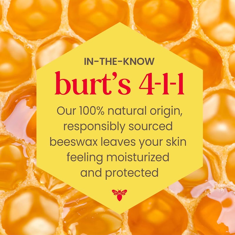 Burt's Bees Watermelon Lip Shimmer - Tinted Lip Balm Stick Set for All Day Hydration (4-Pack) - Image 5