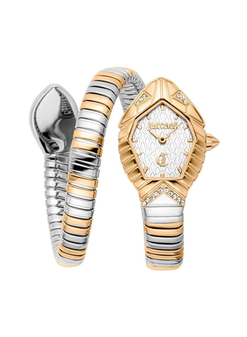 Just Cavalli Speranza Women's Analog Quartz Two tone Stainless Steel Watch JC1L356M0055  - Image 1