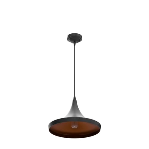 SINOMAN Black Hanging Lights for Living Room/Pendant Lights for Ceiling/Hanging Lamps for Home Decoration/Decorative Hanging Lights,Metal (Tulip, with Bulb) - Image 4