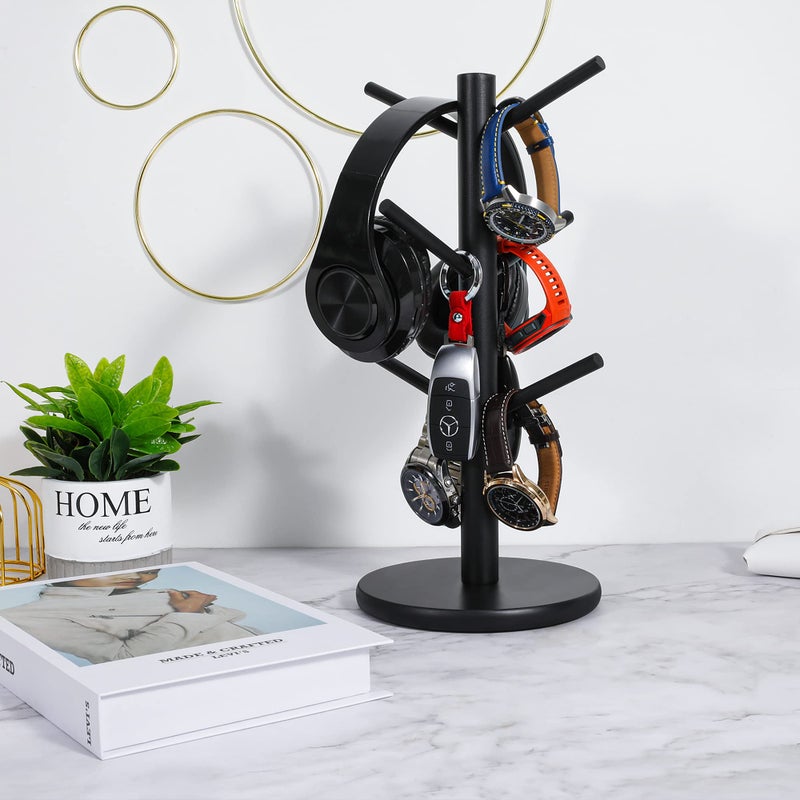 MyLifeUNIT Mug Holder Tree, Coffee Cup Holder with 6 Hooks (Black) - Image 4