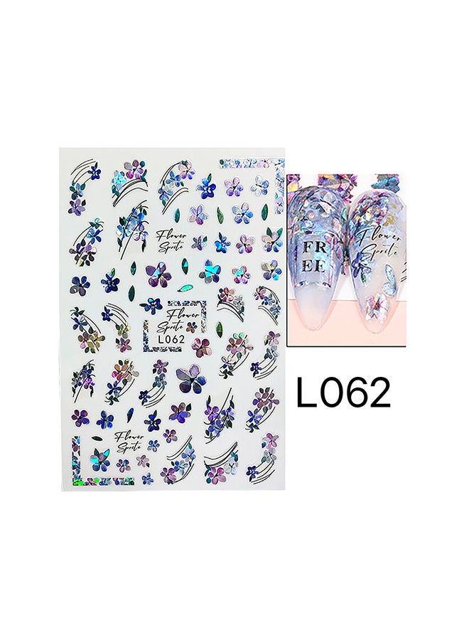brunson ملصقات تصميم ثلاثية الأبعاد لتزيين فن الأظافر L062 - Image 2