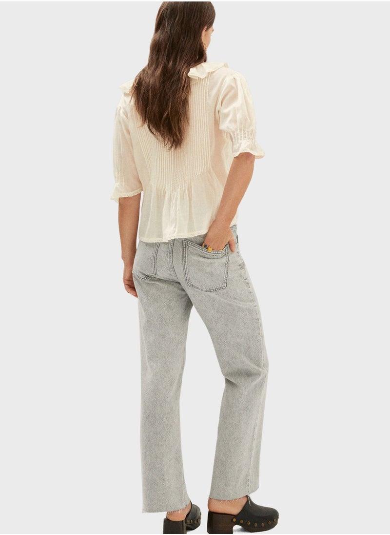MANGO - High Waist Jeans - Image 1