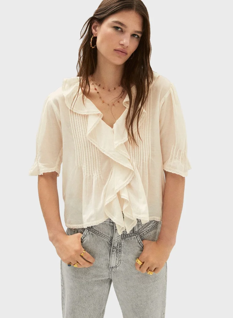 MANGO High Waist Jeans