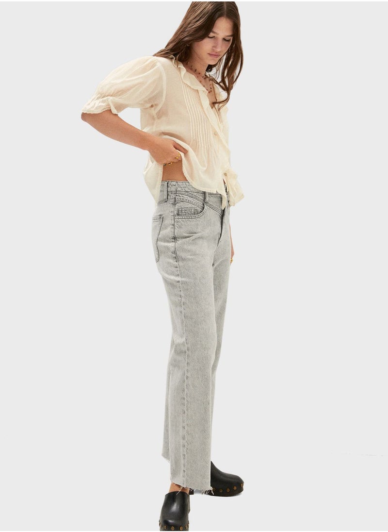 MANGO - High Waist Jeans - Image 1