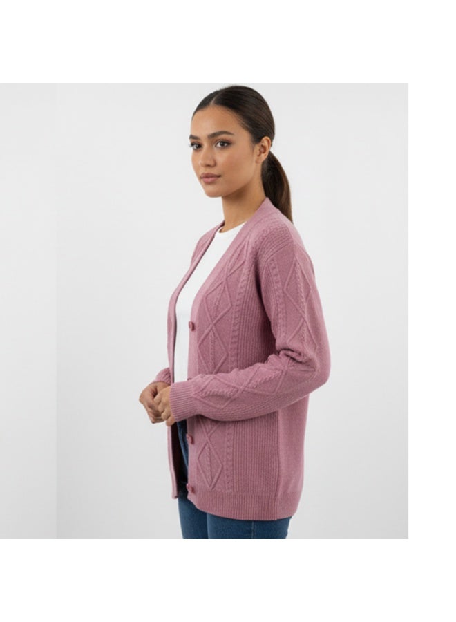 سيزار كارديجان حريمي قصير بزراير من الأمام - Image 2