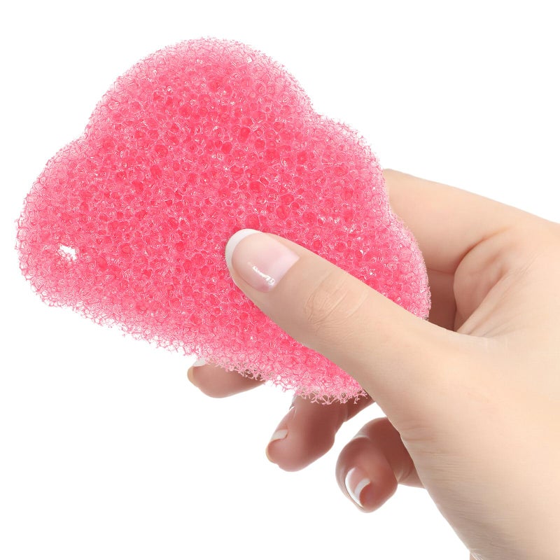 4 Pack Cloud Shaped Cleaning Sponges Multi Purpose Dishwashing Bathroom Pool Random Color - Image 5