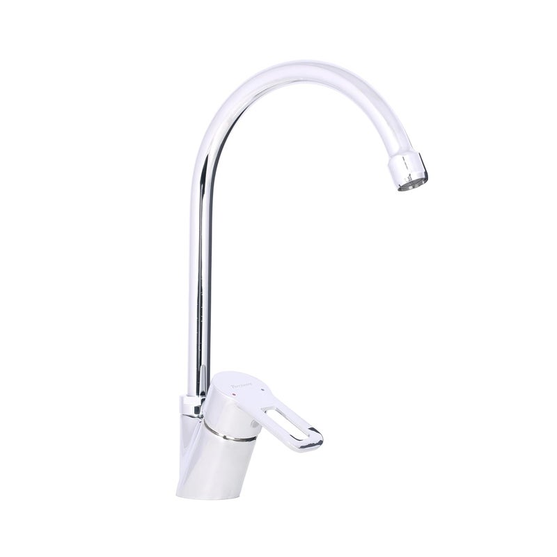 PARRYWARE Pluto Series Table Mounted HOT and Cold Sink Mixer Chrome Center Lever Brass Body Water TapFaucetCock for BathroomKitchen Wash Basin G3837A1 - Image 1