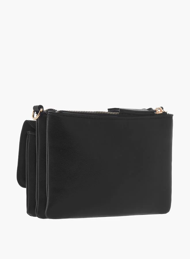 فلورا بيلا من شو إكسبرس Women Textured Crossbody Bag with Adjustable Strap