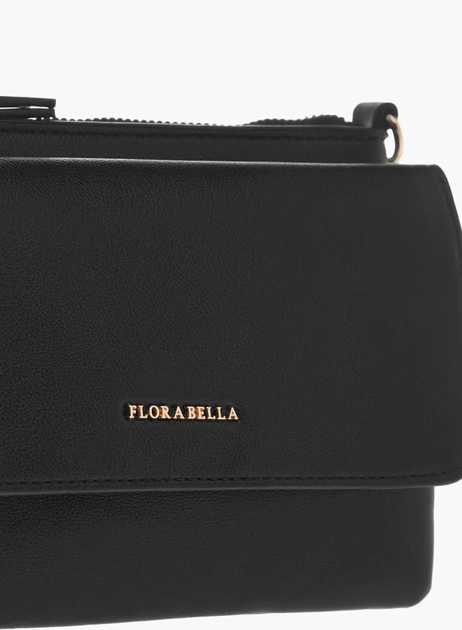 فلورا بيلا من شو إكسبرس Women Textured Crossbody Bag with Adjustable Strap