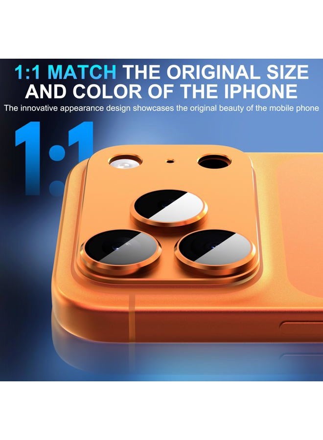 Suoman for Camera Lens Protector, [all-in-one frosted] [Anti-Scratch] 9H Tempered Glass Ultra Lens Protector-Orange - Image 4