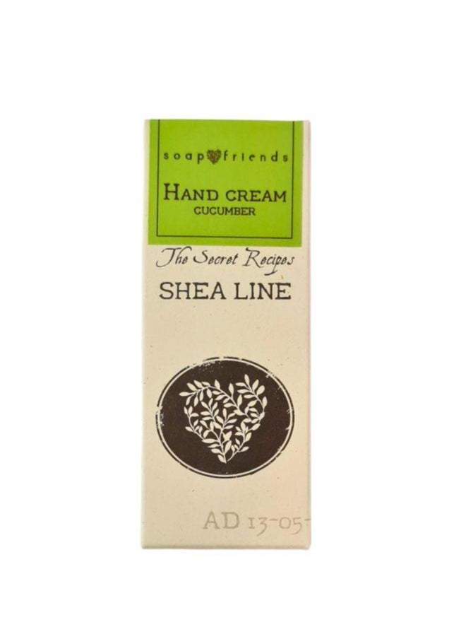 Soap&Friends Soap&Friends Hydrating Hand Cream 80ml – 20% Organic Shea Butter with Soothing Cucumber – Natural, Cruelty-Free Hand Moisturizer  - Image 2