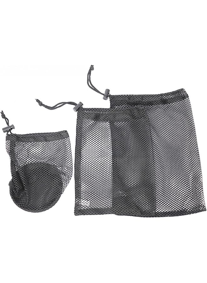 S-TOP 3PCS Bags with Drawstring - Nylon Golf Ball Storage Bags Sports Equipment Organizer Sack for Collecting Half Balls, Tennis, Toys, Beach, Travel 40.9940.99 - Image 1
