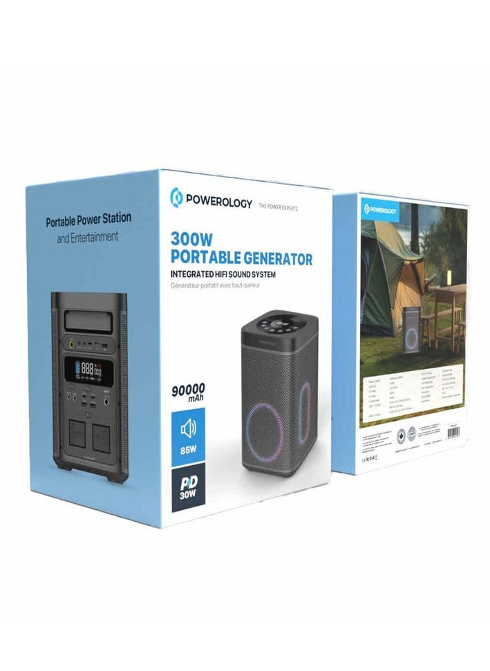 Powerology Powerology 90000mAh 300W Portable Generator Integrated Hi-Fi Sound System  - Image 3