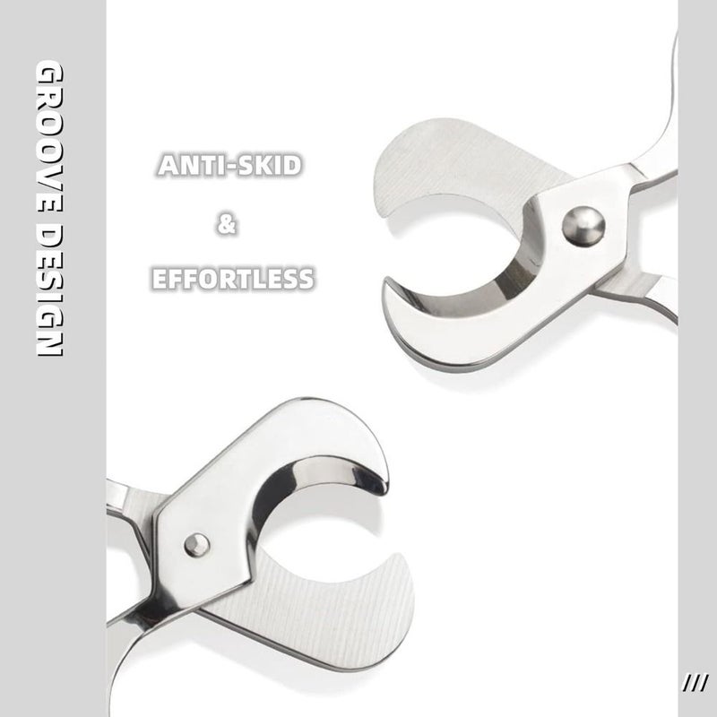 Stainless Steel Cigar Cutter Set With Double Blades And Storage Pouch - Image 5