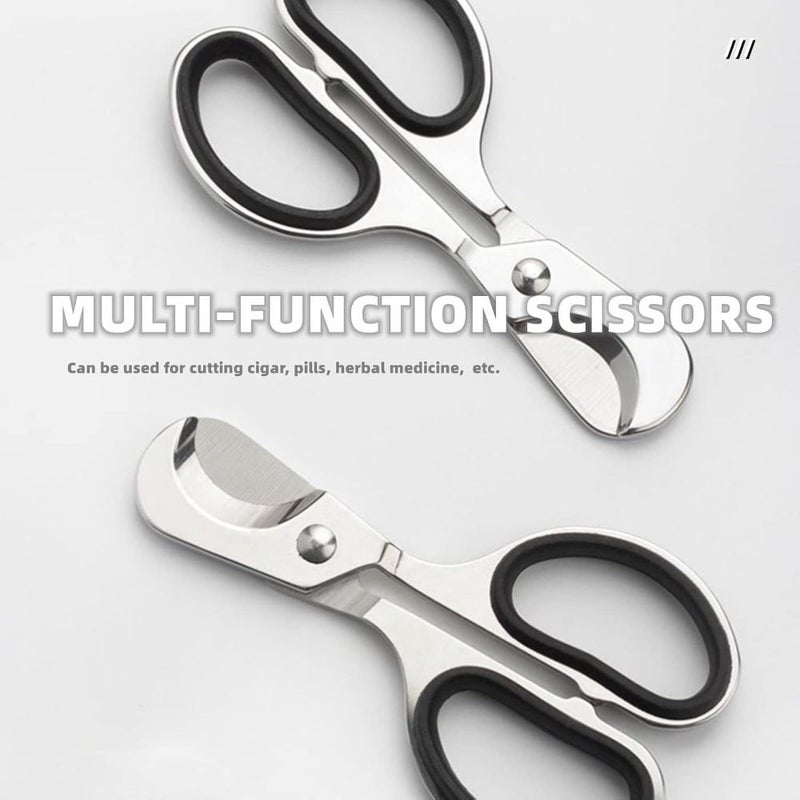 Stainless Steel Cigar Cutter Set With Double Blades And Storage Pouch - Image 4
