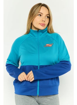 Women Sportswear Fit Long Sleeves Training Sweatshirt, Blue