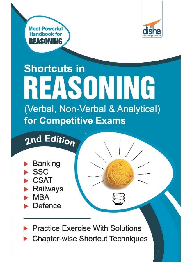 Shortcuts in Reasoning (Verbal, Non-Verbal, Analytical & Critical) for Competitive Exams  - Image 1