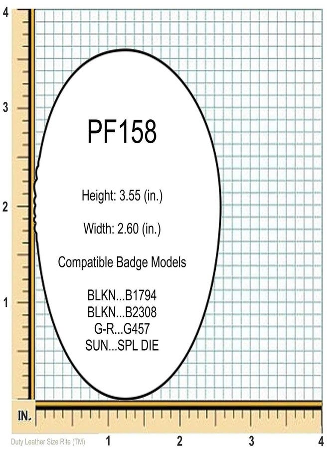 Perfect Fit Shield Wallets Los Angeles (LAPD) or Phoenix Belt Clip Badge Holder with Pocket and Chain (Cutout PF158 for 3.5 in. Tall Badge) - Image 4