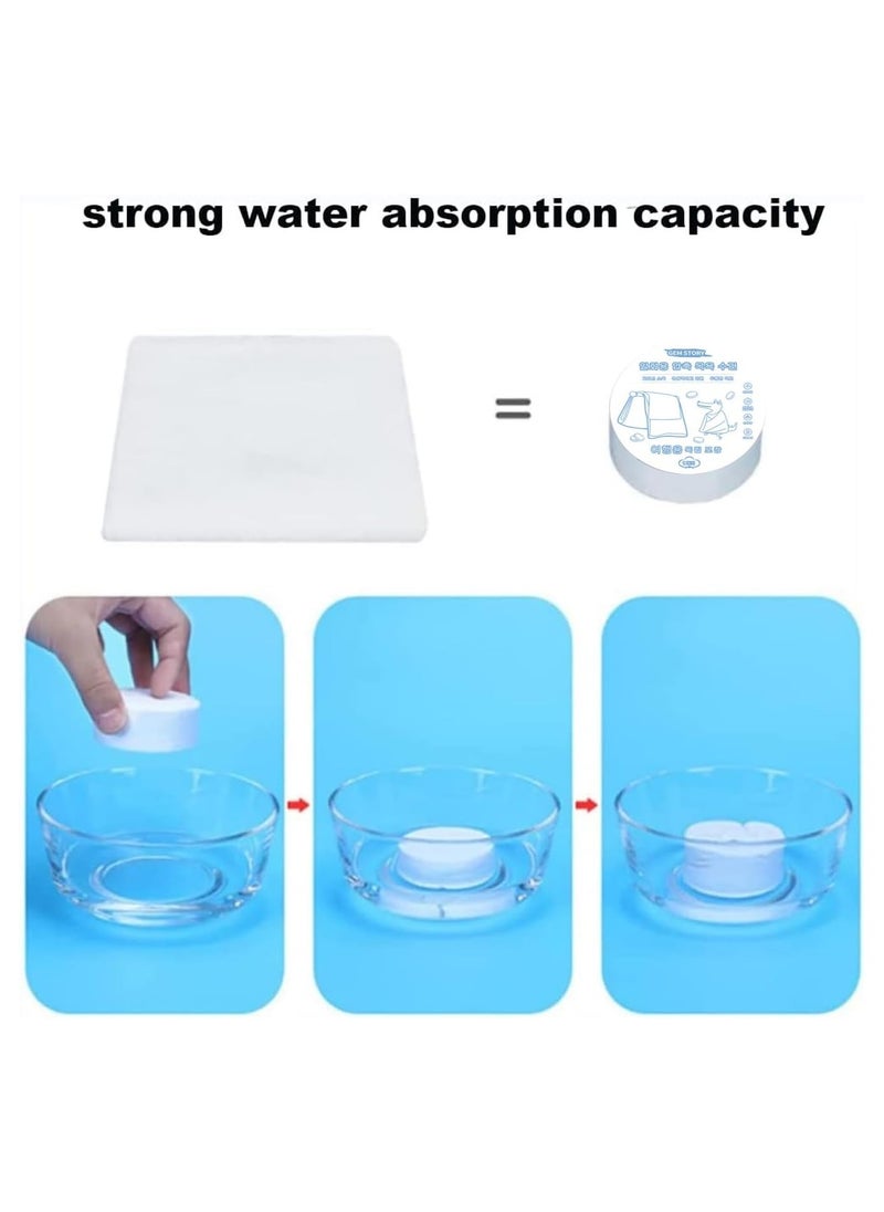 Jorunb Disposable Cotton Bath Towels,Compressed Towel,Portable Towels,Reusable Towels,for Hotel Camping Mountaineering Sports Hiking Beach Swimming Vacation,70x140cm (5pc)  - Image 4