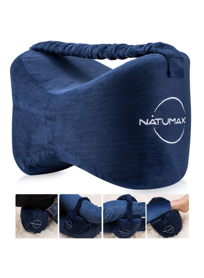Knee Pillow For Side Sleepers Sciatica Pain Relief Back Pain Leg Pain Pregnancy Hip And Joint Pain  Memory Foam Leg Pillow Free Sleep Mask And Ear Plugs - Image 1
