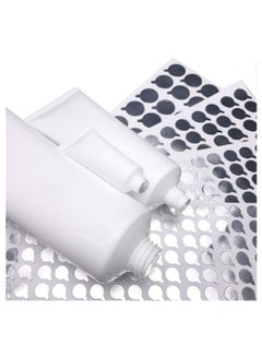 XINGZI 5 Sheets 11MM Silver Round Self-Adhesive Aluminum Foil Sealing Stickers Lotion Bottles Toothpaste Collapsible Tube Stoppers Safety Sealers Liners for Cosmetic Tube Bottle Sealing  - Image 1