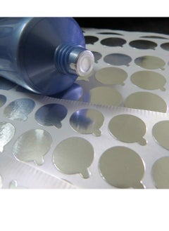 XINGZI 5 Sheets 11MM Silver Round Self-Adhesive Aluminum Foil Sealing Stickers Lotion Bottles Toothpaste Collapsible Tube Stoppers Safety Sealers Liners for Cosmetic Tube Bottle Sealing  - Image 3