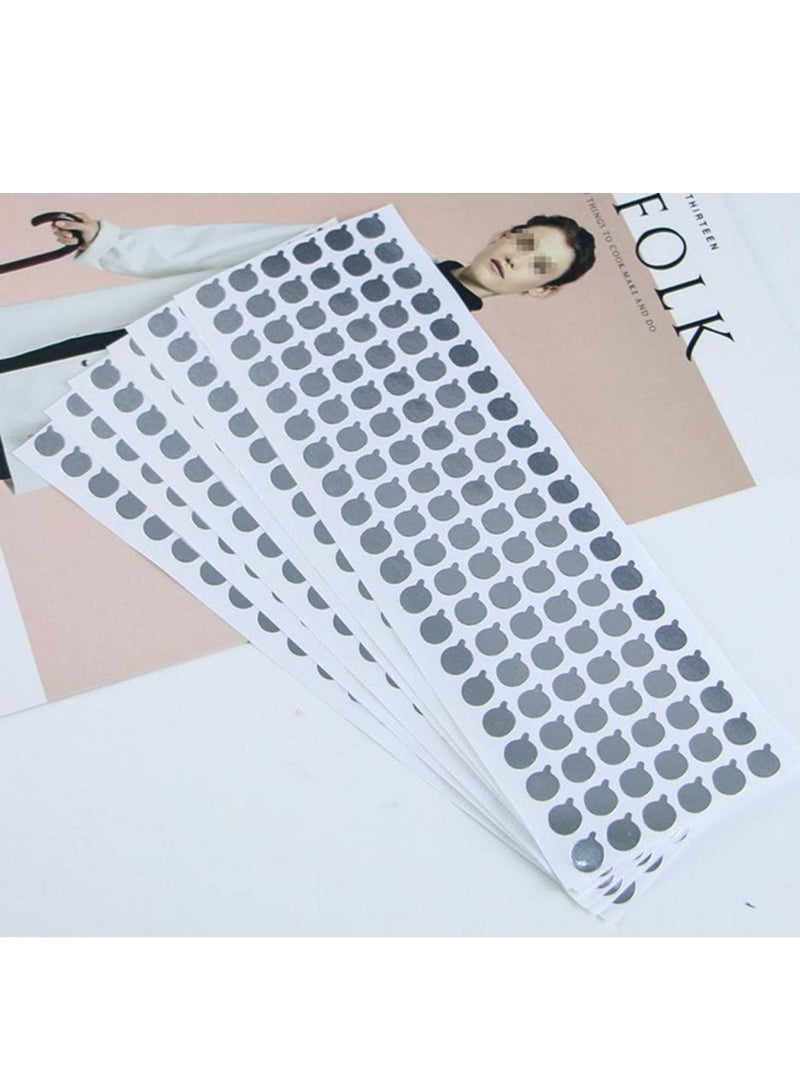 XINGZI 5 Sheets 11MM Silver Round Self-Adhesive Aluminum Foil Sealing Stickers Lotion Bottles Toothpaste Collapsible Tube Stoppers Safety Sealers Liners for Cosmetic Tube Bottle Sealing  - Image 4