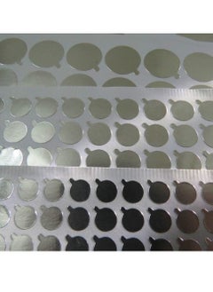 XINGZI 5 Sheets 11MM Silver Round Self-Adhesive Aluminum Foil Sealing Stickers Lotion Bottles Toothpaste Collapsible Tube Stoppers Safety Sealers Liners for Cosmetic Tube Bottle Sealing  - Image 5