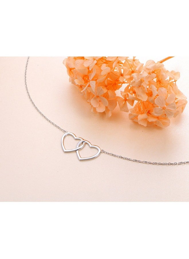 DAOCHONG S925 Sterling Silver Heart Waist Belt Belly Chain Adjustable Charm Body Chain Jewelry  - Image 3