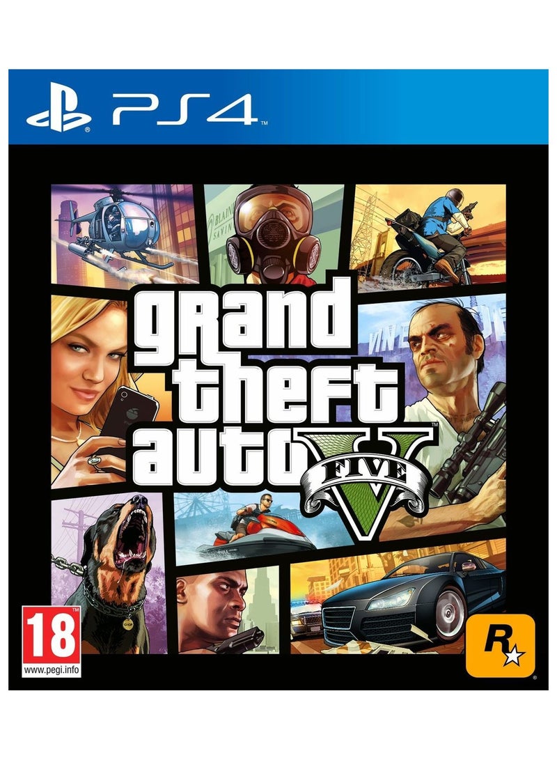 روك ستار جيمز لعبة الفيديو Grand Theft Auto 5 - (إصدار عالمي) - مغامرة - playstation_4_ps4 - Image 1