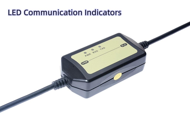 واشنجلي كابل برمجة USB لـ PLC ميتسوبيشي FX3U وسلسلة FX، لسلسلة تايوان شيهلين AX، لـ FX2N/FX1N/1S/FX3U/3GA، بديل لـ USB-SC09-FX، بطول 6 أقدام - Image 5