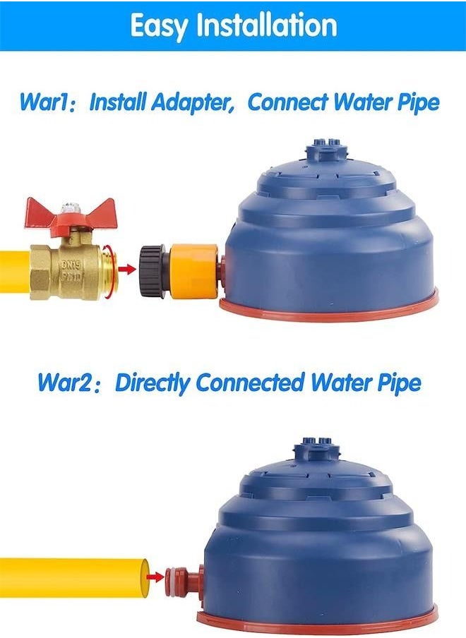 Generic - Outdoor Water Sprinkler for Kids and Toddlers - Backyard White Spinning Water Spray Rocket Toy for Summer Splashing Fun for 3-8 Years Old Boys Girls Gift - Image 1