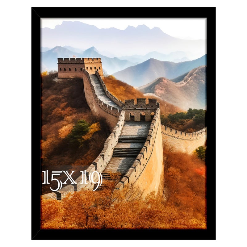 Picrit 15x19 Picture Frame, Photo Frame for Wall Mounting Display, Black - Image 1