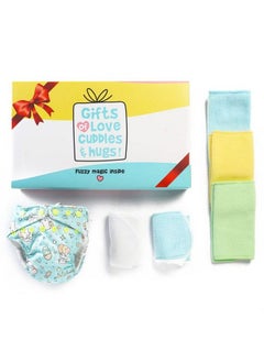 Superbottoms Gift Combo Pack Of 1 Freesize Uno Booster Pad And 3 Easy Clean Top Sheets; 1 Year Old Baby Gift; Birthday Gift For 1 Year Baby Girl & Boy; Pack Of 6 Items  - Image 3