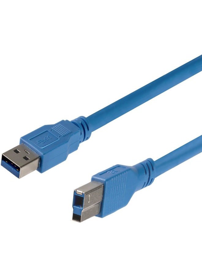 .com 1 ft / 30cm SuperSpeed USB 3.0 Cable A to B - USB 3 A (m) to USB 3 B (m) (USB3SAB1),Blue