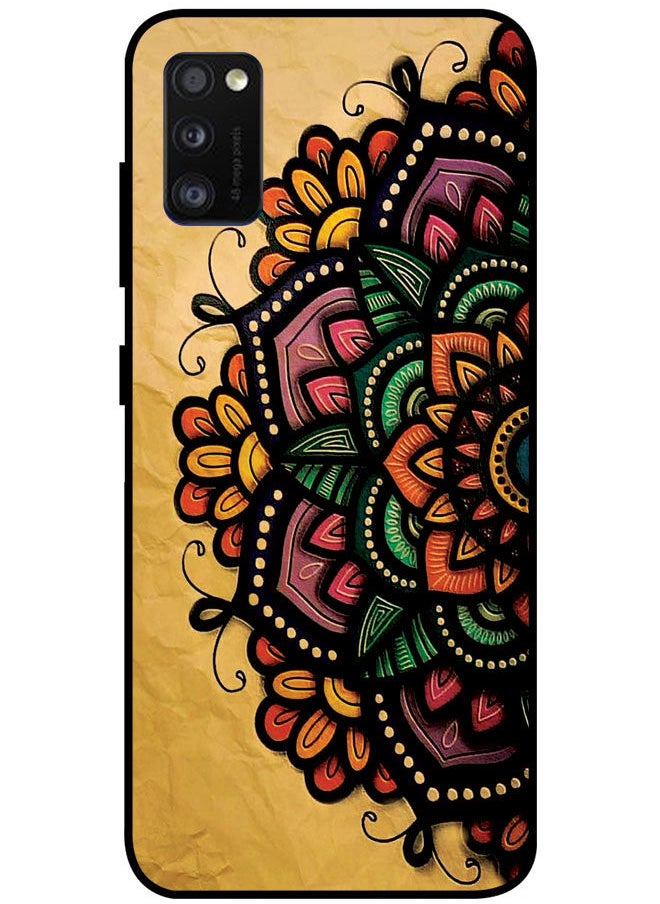 EYE CATCH Protective Case Cover For Samsung Galaxy A41 Smart Series Printed Protective Case Cover for Samsung A41 Floral  - Image 1
