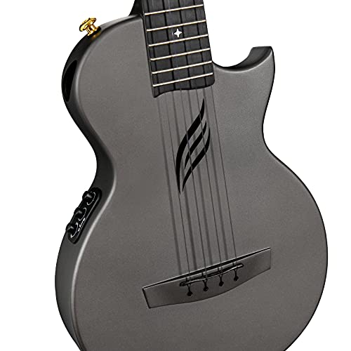 Enya Tenor Ukulele 26 Inch Carbon Fiber Acousticplus Cutaway Travel Ukelele for Beginner Bundle Kit with Online Lesson Including Gig Bag, Strap, Capo, and Strings Professional Ukalalee Yukalalee Gift - Image 3
