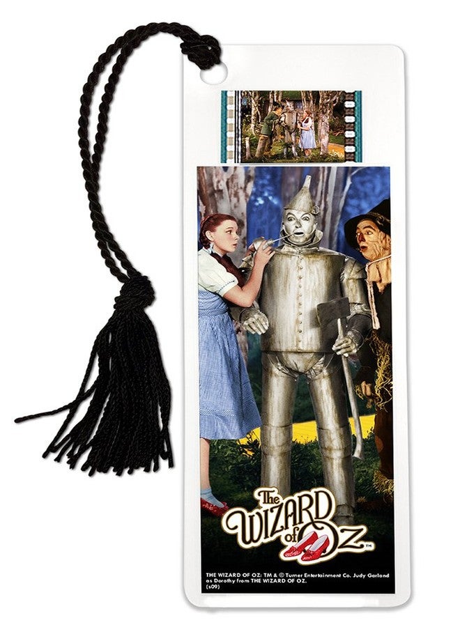 Trend Setters FilmCells Wizard of Oz (Dorothy Scarecrow Tinman) Bookmark with Tassel and Real 35mm Film Clip USBM523 - Image 1