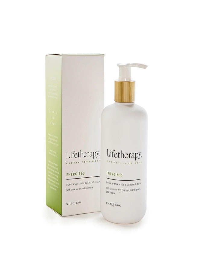 Lifetherapy Energized, Made For All Skin Types, Nourishing, 12 Ounce, Multiuse Liquid Soap, Body Wash, Bubble Bath - Image 1