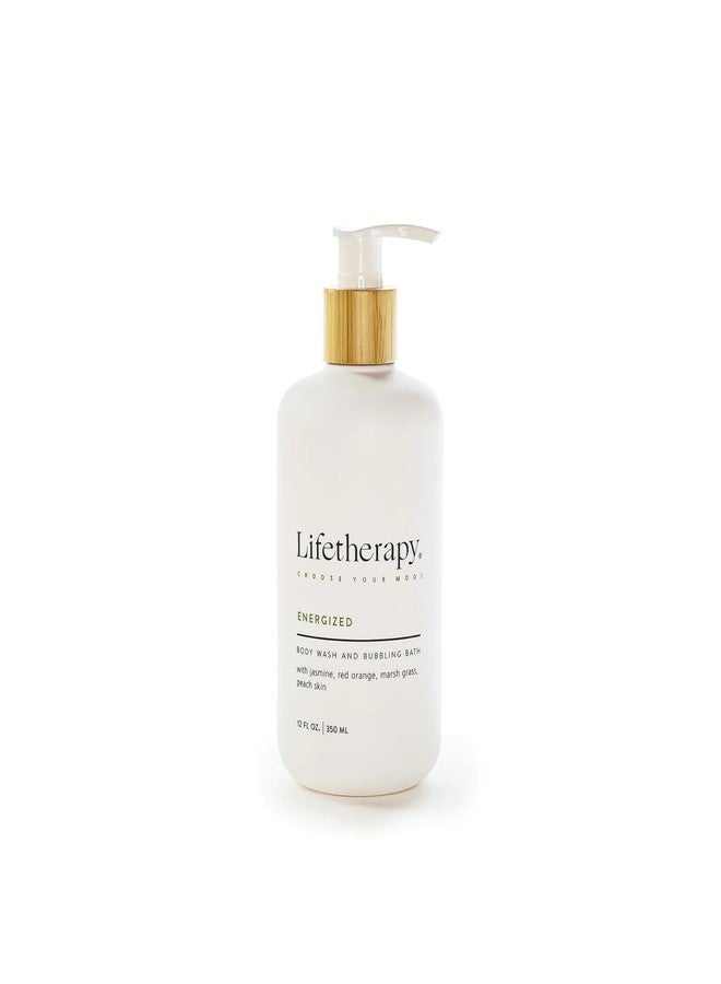Lifetherapy Energized, Made For All Skin Types, Nourishing, 12 Ounce, Multiuse Liquid Soap, Body Wash, Bubble Bath - Image 2