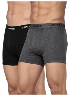 Levi's Levi's 001 Classic Boxer Brief for Men with Contoured Double Pouch, Tag Free Comfort & Smartskin Technology (Pack of 2)  - Image 1